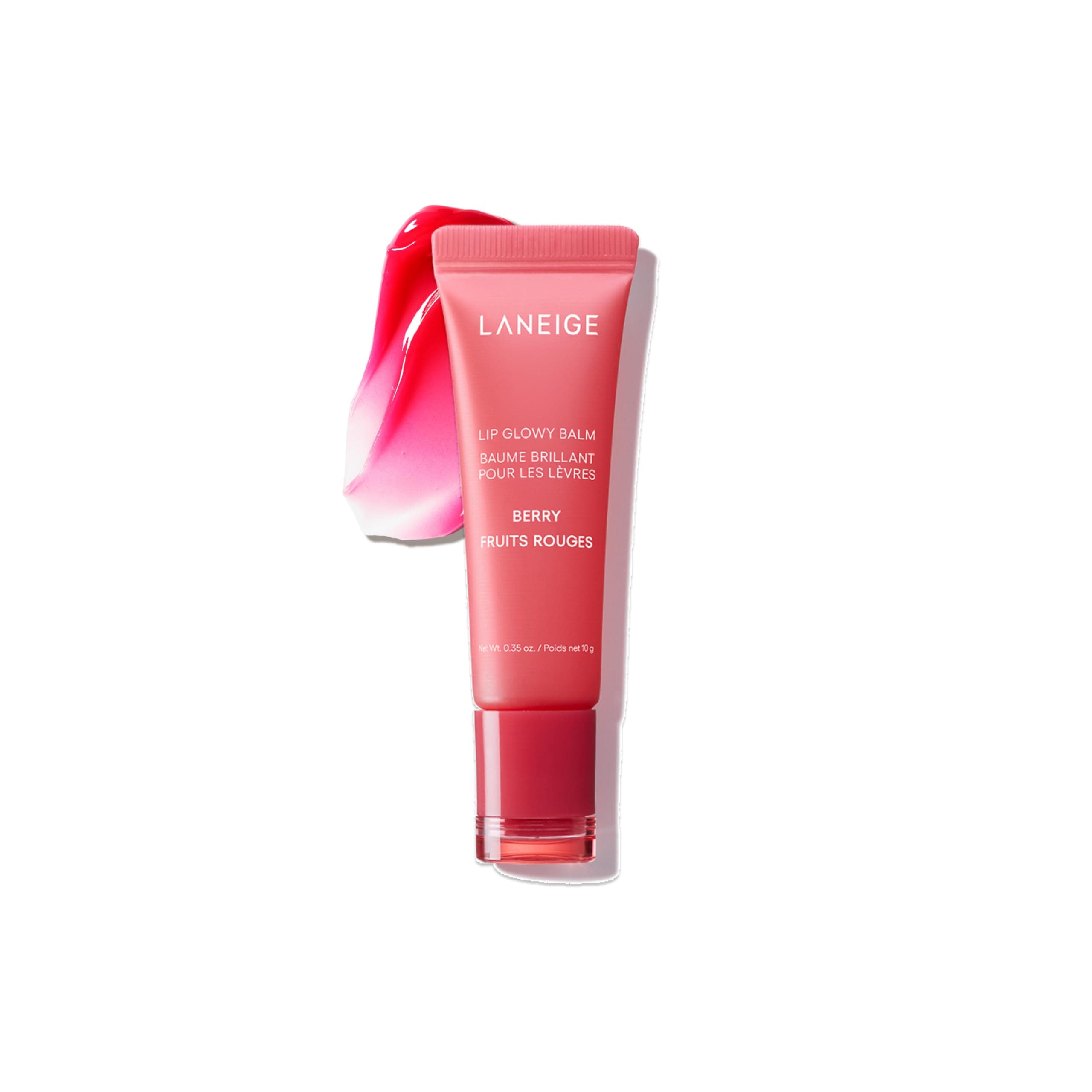 LANEIGE Lip Glowy Balm: Sheer Tinted Lip Treatment Balm Tube with Shea