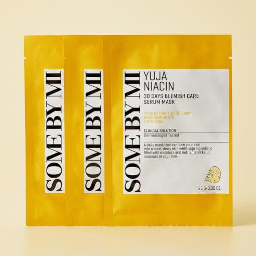Photo of product SomeByMi YUJA NIACIN 30 DAYS CARE SERUM MASK X 10EA