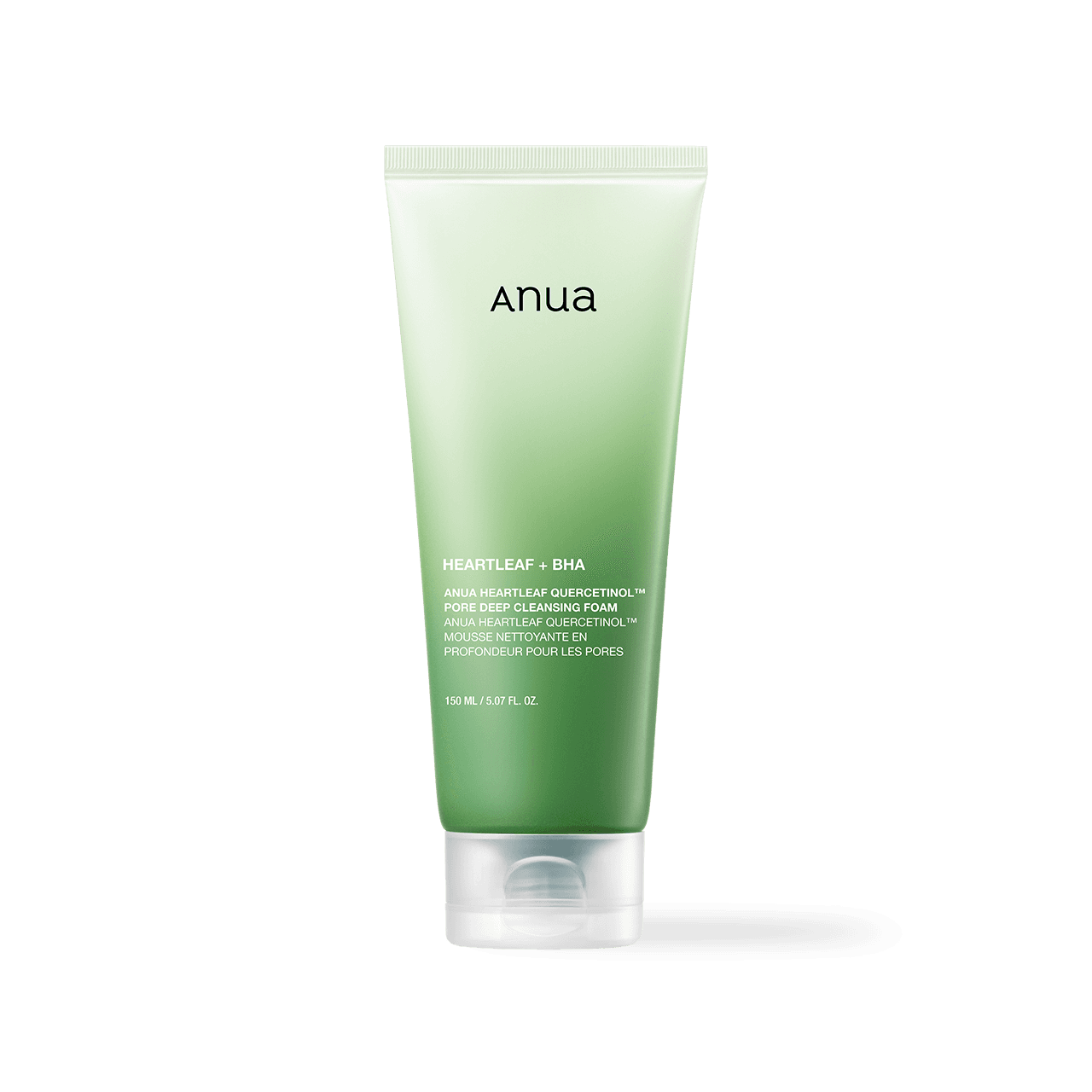 Photo of product anua HEARTLEAF QUERCETINOL PORE DEEP CLEANSING FOAM 150ML