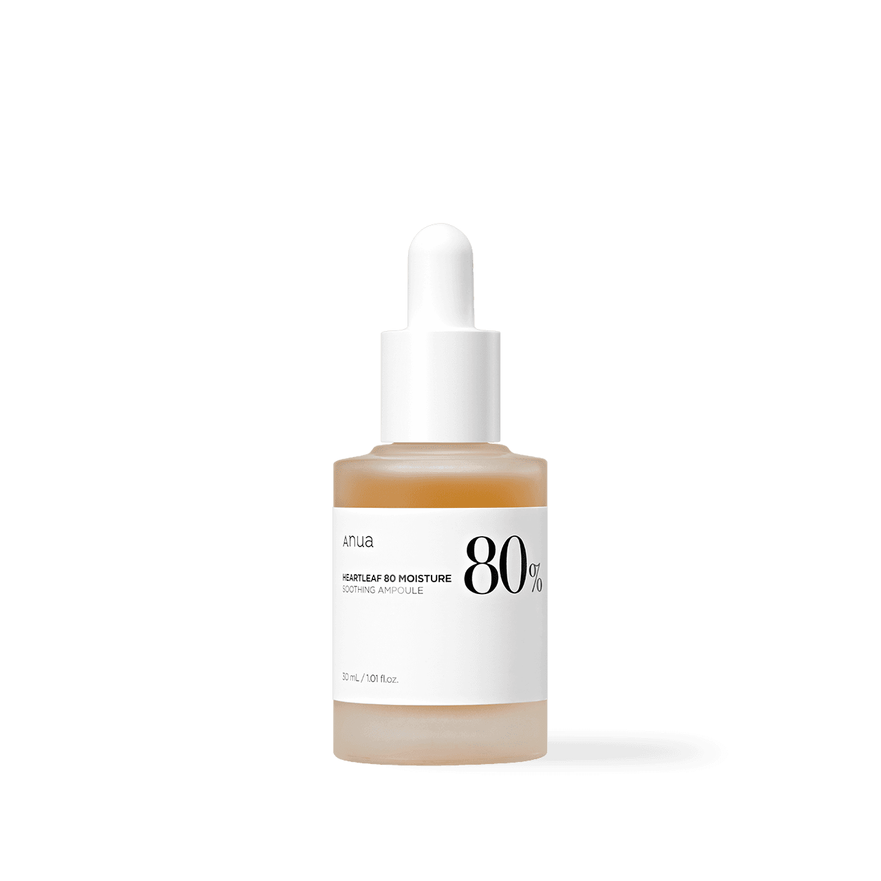 Photo of product anua HEARTLEAF 80% MOISTURE SOOTHING AMPOULE 30ml