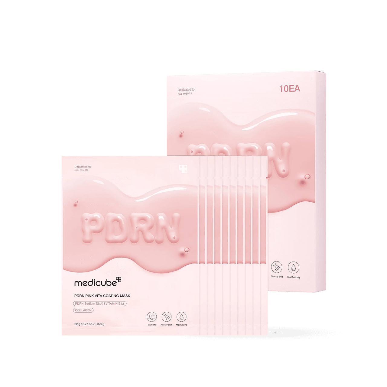 Photo of product medicube PDRN Pink Vita Coating Mask 10EA