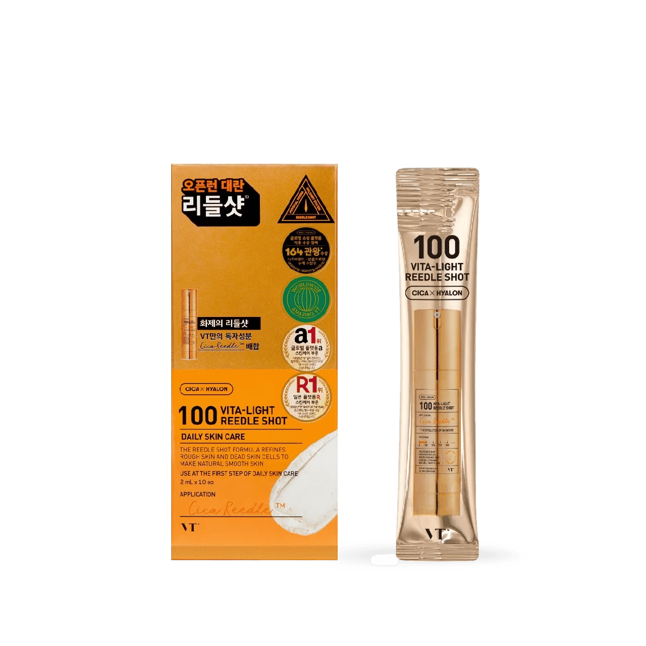 Photo of product VT Cosmetics 100 VITA-LIGHT Reedle Shot 10ea