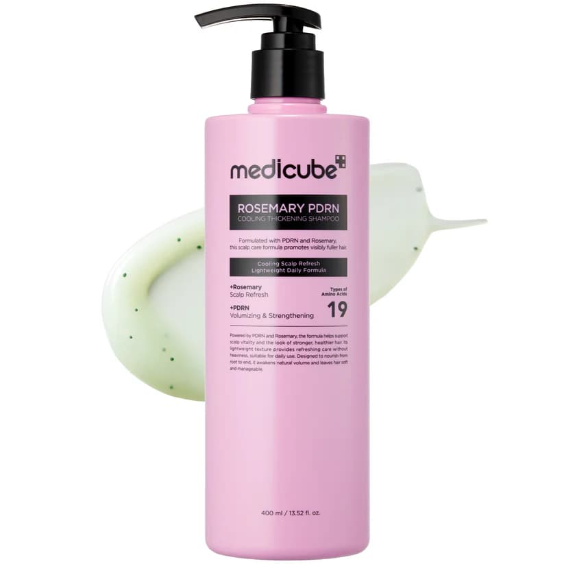 Photo of product medicube Rosemary PDRN Cooling Thickening Shampoo 400ml